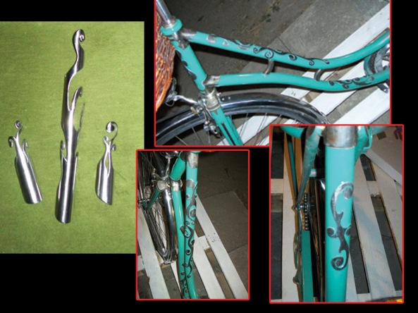 Еден од начините како можеме да ги искомбинираме железните додатоци на велосипед One of the ways we can combine iron accessories for your bike